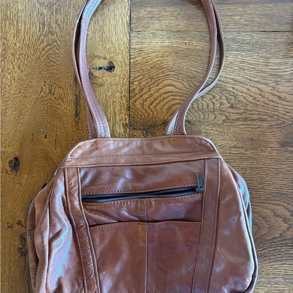 The Cambridge Satchel Company Vintage Brown Leather Shoulder Bag - Picture 1 of 4
